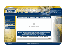 Tablet Screenshot of agentur-gw.de
